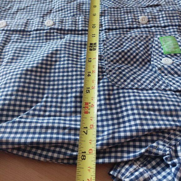 Superdry Short Sleeve Plaid New York  Button Down Shirt rare - Picture 7 of 9